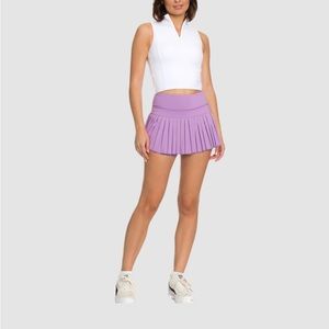 Purple gold hinge skirt